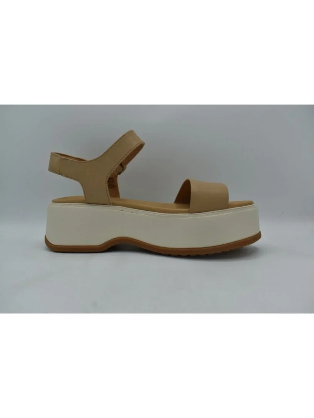 Sorel Womens Size 9 Dayspring Ankle Strap Honest Beige Platform‎ Sandals Shoes